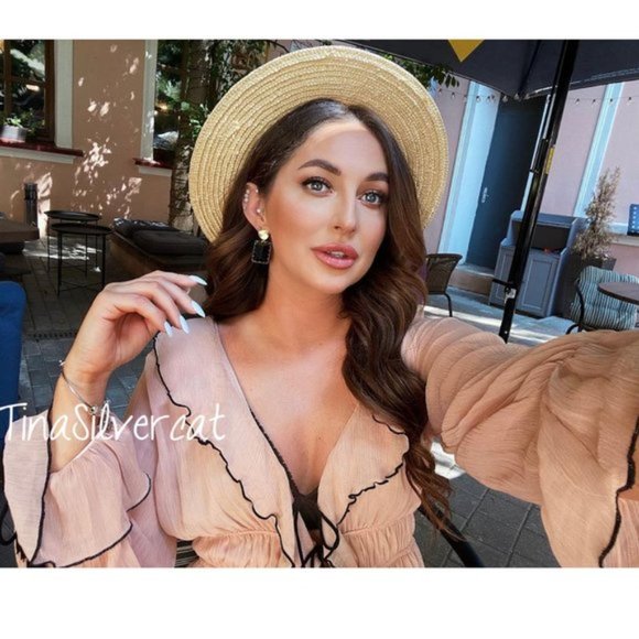 BLOGGER'S FAVE! Zara Ruffled Dress With Bows Sz S, M NWT - Picture 10 of 16